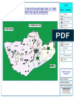 Mapa de Sectorizacion Geosanitaria Del C.P. Tres Estrellas Puesto de Salud Achapat