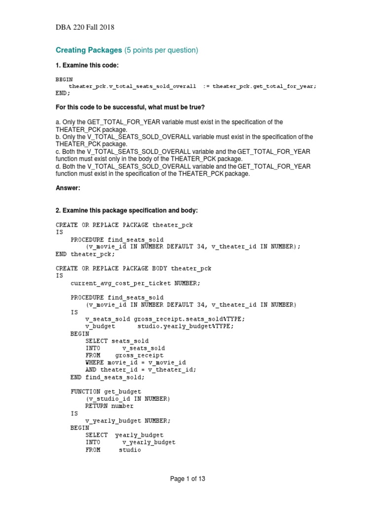Quiz 10 | Download Free PDF | C (Programming Language) | Subroutine