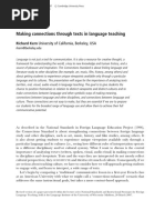 Making Connections Through Texts in Language Teaching: Richard Kern University of California, Berkeley, USA