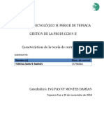 Características de La Teoría de Restricciones