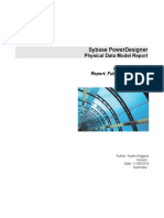 Sybase PowerDesigner Physical Data Model Report for penjualan