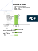 Calculo de Dosificacion de Cloro SAP ARAPA