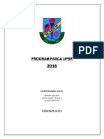 Program Pasca Upsr - 2016