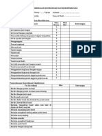 Form Pemeriksaan Koordinasi Dan Keseimbangan