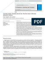 Enseñanza de quimica en farmaceutica 