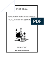 Proposal Masjid Lebak Menteng