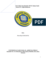 Tugas Analysis IFAS, EFAS Dan Matriks SWOT Dalam Studi Kasus PT. Gojek Indonesia