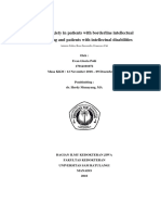 Dental anxiety in patients with intellectual disabilities