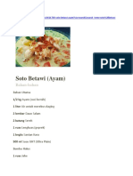 Resep Soto Betawi