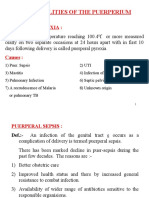 Abnormalities of The Puerperium: Puerperal Pyrexia