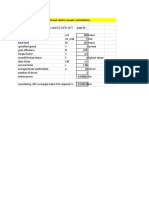 Long Travel Motor Power Calculations