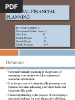 Personal Financial Planning Personal Financial Planning