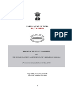 Rajya Sabha Committee Report on Enemy Property Bill