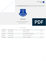 Everton: PREMIER LEAGUE 2018/2019