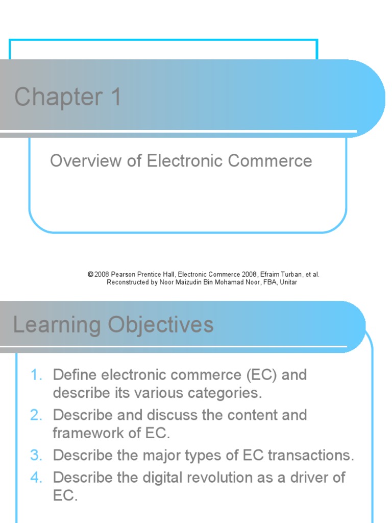 Overview of Electronic Commerce | PDF | E Commerce | Auction