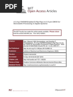 A 3.4-Pj Feram-Enabled D Flip-Flop In 0.13-Μm Cmos For Nonvolatile Processing In Digital Systems