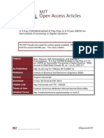 Nonvolatile D Flip-Flop with 3.4 pJ FeRAM for Energy Harvesting Systems