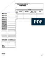 Meeting minutes template for office use