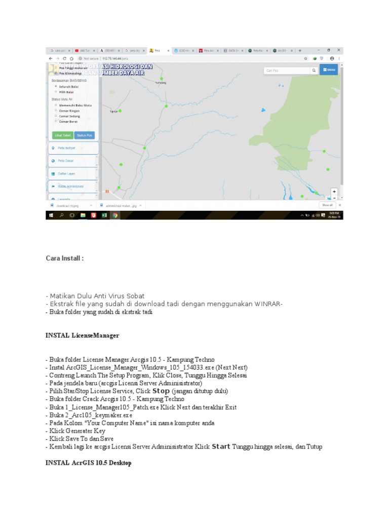 Cara install arcgis pdf