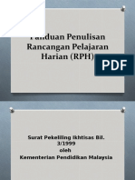 Panduan Penulisan RPH