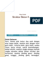 Struktur Beton II - Pertemuan 1&2