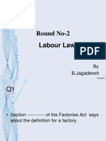 Round No-2 Labour Laws: by B.Jagadeesh
