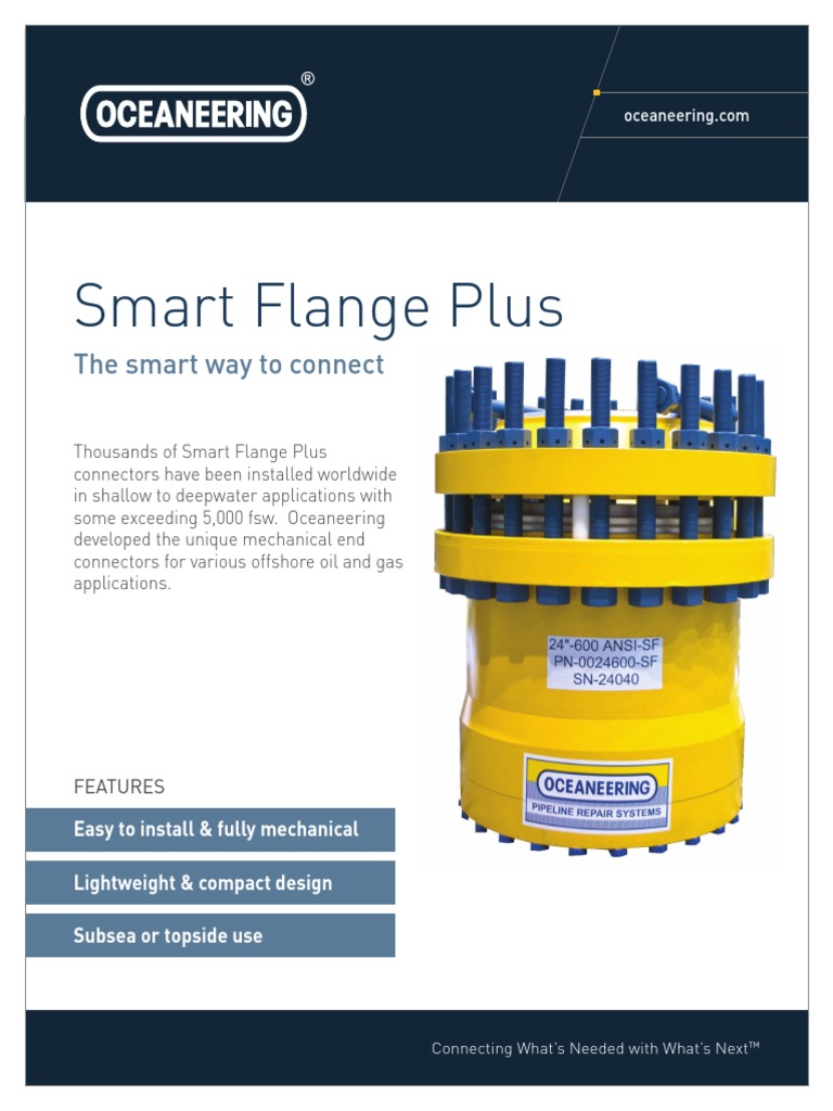 Oceaneering PRS Smart Flange Plus Connector PDF Subsea