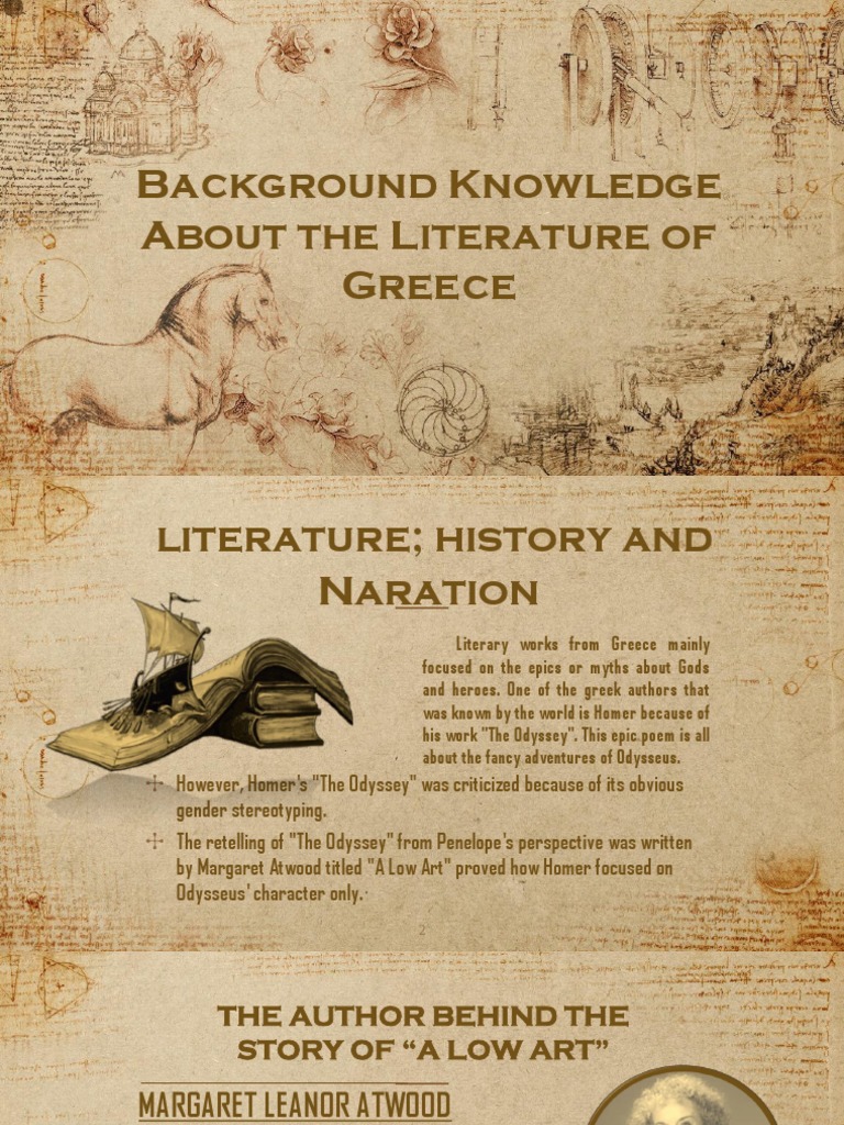 A Low Art | PDF | Odyssey | Penelope
