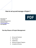 How To Set Up and Manage A Project ?