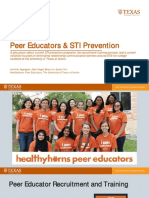 Peer Educators & STI Prevention PDF