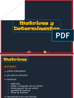 Matrices y Determinantes