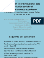 Coordinación Interinstitucional para La Inclusión Social y El Empoderamiento Económico