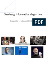 Gazdasági Informatika Alapjai 01 Ea (Alapok)