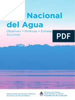 Plan Nacional Agua PDF