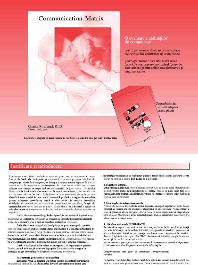 Communication Matrix - Ro PDF | PDF