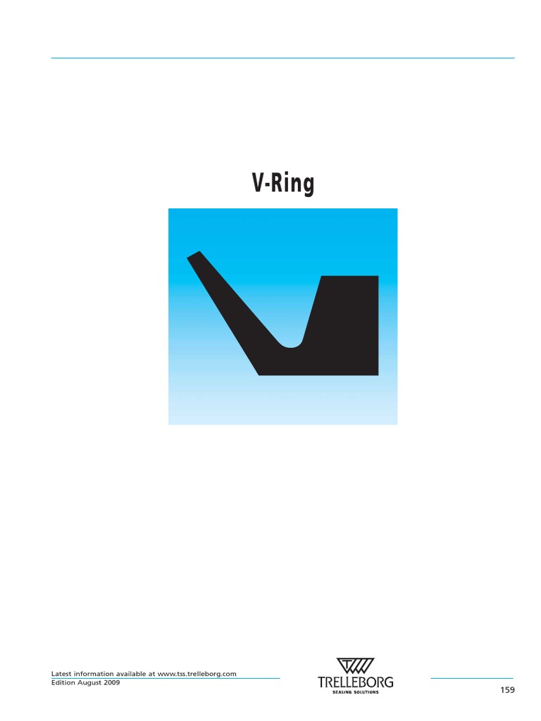 V-Ring Seal Overview and Specifications | PDF | Bearing (Mechanical ...