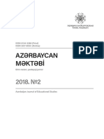 Azerbaijan Journal of Educational Studies - Azerbaycan Mektebi Jurnali - Vol.683, Issue 2 - pp-1-8