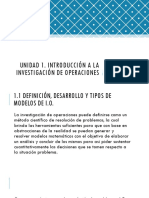 Introducción a la Investigación de Operaciones: Definición, Modelos, Fases y Aplicaciones