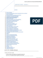 Cardio Learning Topics Block 5