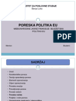 Poreska Politika EU