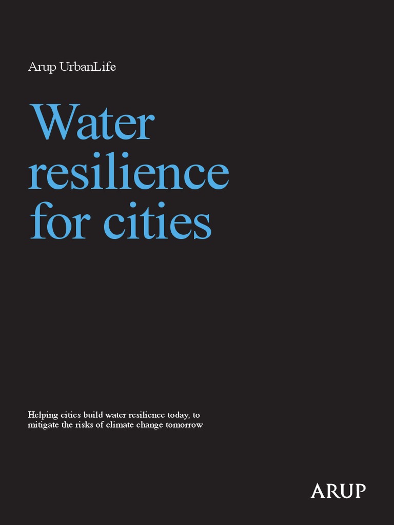 Water Resilience For Cities | PDF | Desalination | Water Resources