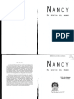 Nancy Jean Luc El Sentido Del Mundo PDF