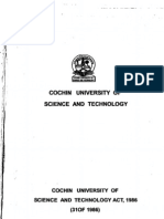 Cochin University of Science Technology Act, 1986