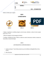 Proposta de Teste - o Renascimento PDF