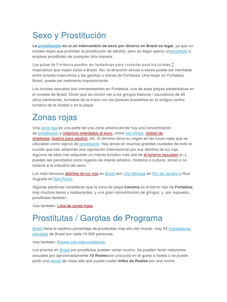 Sexo y Prostitución PDF Prostitución Turismo Foto