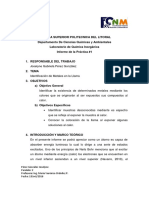 Informe Practica 1 Lab Inorganica Joselyne Perez Gonzalez Paralelo 2