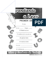 Aprendiendo A Leer - Primer Grado PDF