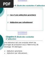 4 Etude Des Conduites D Adduction