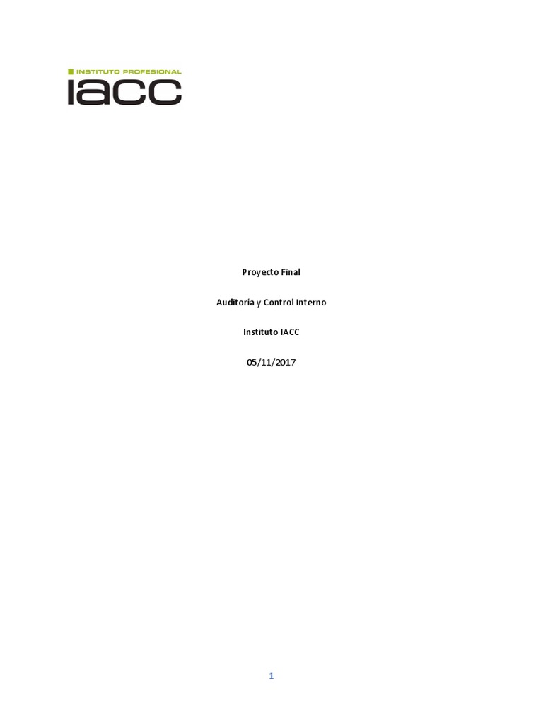 Auditoría y Control Interno en HDENT | PDF | Contabilidad | Presupuesto