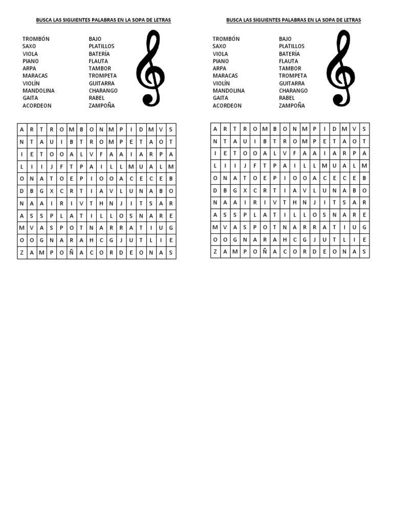 Vanesa Cordantonopulos Curso Completo De Teoría De La Música Crucigrama Musica | PDF | Musica Popular | Sonido